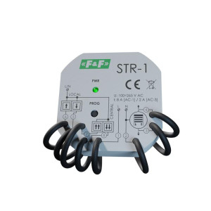 Sterownik roletowy dwuprzyciskowy, napięcie 230V AC; STR-1, F&F