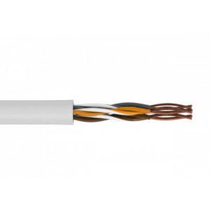 Kabel telekomunikacyjny YTKSY 5X2x0,50, stacyjny, biały, krążek 100m; CET