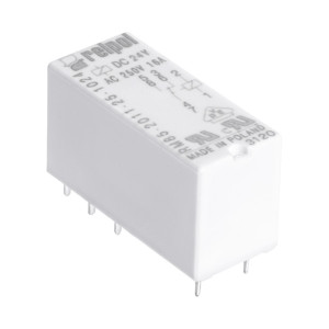 Przekaźnik elektromagnetyczny, miniaturowy, do obwodu drukowanego i gniazda wtykowego. Raster 5mm. Wysokość 15,7mm. Wyjście: 1P - jeden zestyk; RM85-2011-35-1024; RELPOL