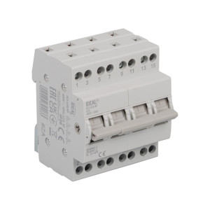 Przełącznik instalacyjny I-0-II 63A 4P KCS-63A/4P 39403 IDEAL