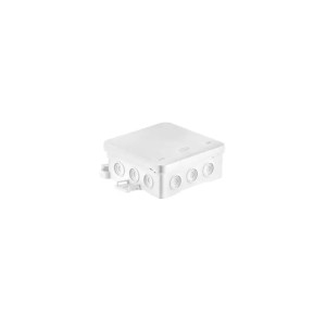 NS7 puszka naścienna fastbox 100x100x40mm kolor biały z hakiem (dodatkowo)