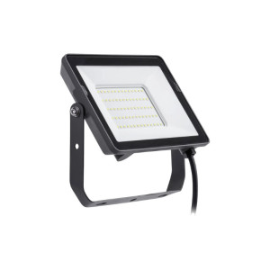 Naświetlacz LED 50W 4500lm, barwa światła ciepła biel 3000K, IP65 IK06, 2 lata gwar, czarny, BVP008 50W 3000K; PILA