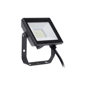 Naświetlacz LED 10W 900lm, barwa światła ciepła biel 3000K, IP65 IK06, 2 lata gwar, czarny, PILA BVP008 10W 3000K