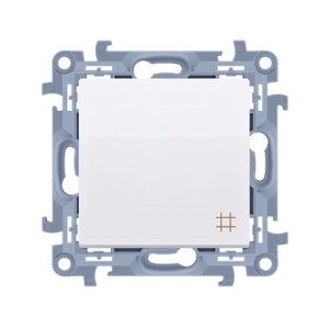 SIMON 10 Łącznik krzyżowy 10A 250V, moduł, zaciski śrubowe, biały; CW7.01/11