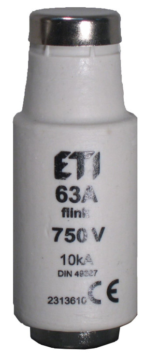 Wkładka topikowa szybka BiWts 63A 690VAC E33, DIII gF 63A 690V; 002313109 ETI POLAM