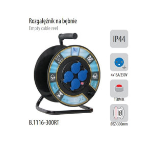 Rozgałęźnik na bębnie fi.300, 4xGZ16A (250V)