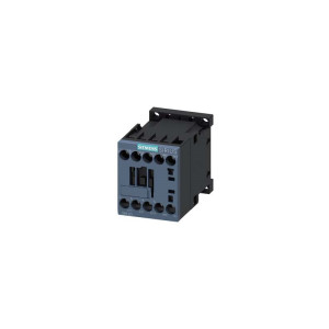 Stycznik mocy 3P 9A 4kW AC-3 400V, cewka 24VDC, styk pomocniczy 1NO (1Z), wielkość S00, zaciski śrubowe; 3RT2016-1BB41 SIEMENS