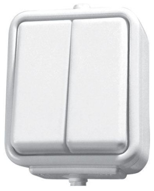Cedar Łącznik świecznikowy z podświetleniem natynkowy IP44, biały; WNT500CS01, SCHNEIDER ELECTRIC