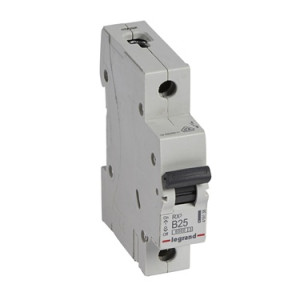 Wyłącznik nadprądowy 1P B 25A 6kA AC, S301 RX3; 419138 LEGRAND
