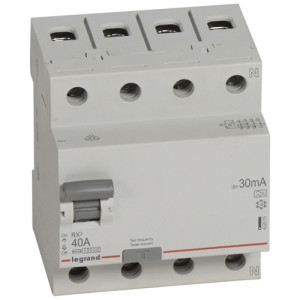 Wyłącznik różnicowoprądowy 4P 40A 30mA typ A, P304 RX3; 402063 LEGRAND