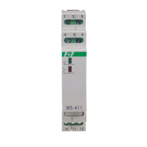 Przekaźnik impulsowy włącz-wyłącz 16A 24V AC/DC 1P; BIS-411-24V, F&F