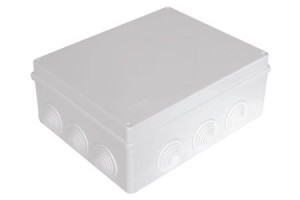 Puszka n/t IP65 240x190x90, bezhalogenowa, 12 dławików, szara, S-BOX506; PAWBOL