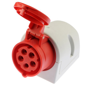 Gniazdo stałe 16A 400V 5P IP44 GS165; PCE