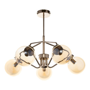 Lampa wisząca Bulat 5P max. 5x40W E14 złota