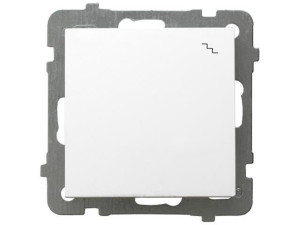 AS Łącznik schodowy 10A 250V IP20, zaciski gwintowe, biały; ŁP-3G/m/00, OSPEL