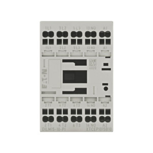 Stycznik mocy 3P 15,5A 7,5kW AC-3 400V, cewka 230VAC, styki pomocnicze: 1NO (1Z), zaciski szybkozłącza; DILM15-10(230V50HZ,240V60HZ)-PI;199249, EATON ELECTRIC