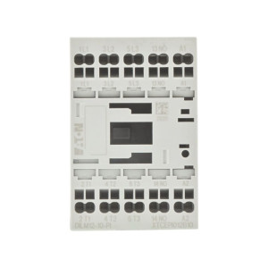 Stycznik mocy 3P 12A 5,5kW AC-3 400V, cewka 230AC, styki pomocnicze: 1NO (1Z), zaciski szybkozłacza; DILM12-10(230V50HZ,240V60HZ)-PI; 199239, EATON ELECTRIC