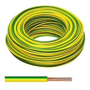 Przewód LgY 10mm2 żółto-zielony H07V-K, żyła wielodrutowa giętka, ELEKTROKABEL