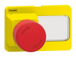 Przycisk zatrzymania awaryjnego do obudowy SM1Z...P IP65 SM1X1740P; LOVATO ELECTRIC