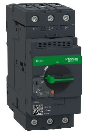 Wyłącznik silnikowy 3P 22kW 37-50A, napęd obrotowy, zaciski everlink; GV3P50, SCHNEIDER ELECTRIC