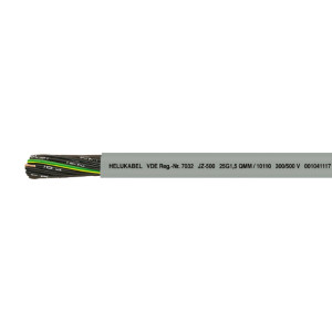 Kabel sterowniczy OZ-500 2x1,0 QMM 300/500V elastyczny, żyły czarne numerowane; 10060 HELUKABEL