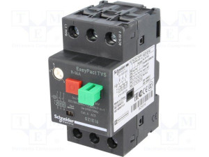 Wyłącznik silnikowy 3P 5,5kW 9-14A, napęd przyciskowy, zaciski śrubowe; GZ1E16, SCHNEIDER ELECTRIC