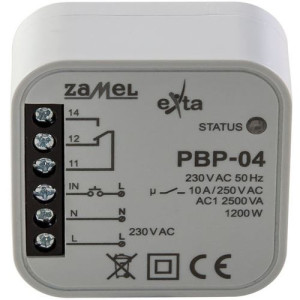 Przekaźnik bistabilny uniwersalny dopuszkowy PBP-04 230 V AC, 10A