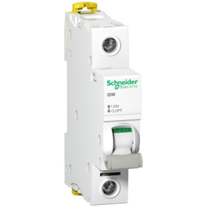 Rozłącznik modułowy izolacyjny 40A 1-biegunowy, Acti9 iSW-40-1; A9S65140, SCHNEIDER ELECTRIC