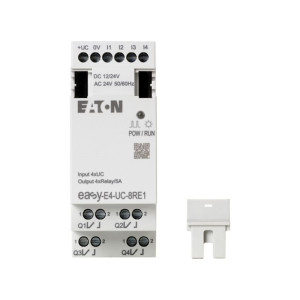 Rozszerzenie wejścia/wyjścia 12-24VDC, 24VAC, 4DI, 4DO-R; EASY-E4-UC-8RE1, easyE4, 197217 EATON ELECTRIC