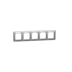 Sedna Design Ramka 5-krotna, srebrne aluminum; SDD313805 SCHNEIDER ELECTRIC
