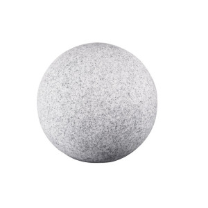 STONO 490 oprawa ogrodowa 1xE27, kula fi.490 granit (imitacja kamienia) jasnoszary
