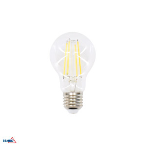 Żarówka LED Filament 230V E27 A60 7,5W 950lm 2700K 320st; D86-FLB-E27-A60-075-2K, BEMKO