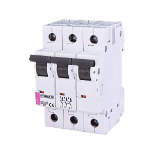 Wyłącznik nadprądowy 3P B 32A 10kA AC, ETIMAT 10 3P B32; 002125719, ETI POLAM