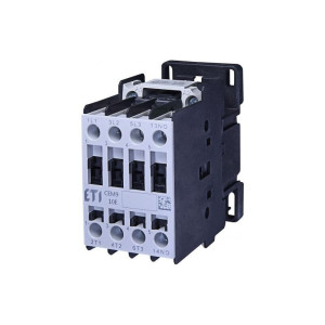Stycznik mocy 9A 3P 4kW AC-3 400V, cewka 230VAC, styk pomocniczy 1NO (1Z 0R), CEM9.10-230V-50/60Hz; 004642123 ETI