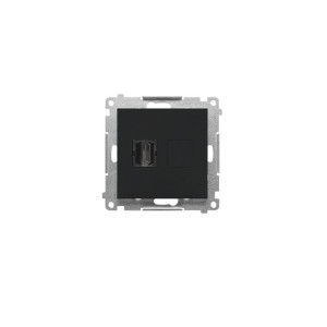 SIMON55 Gniazdo HDMI (moduł); Czarny mat