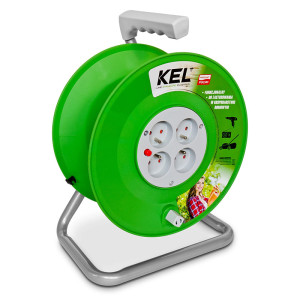 Bęben z gniazdem 4x2p+Z, 16A, STANDARD LINE- max 50m 3x1,5, BP-ST/D; W-97081, KEL, PLASTROL