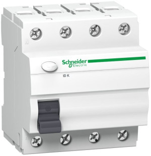 Wyłącznik różnicowoprądowy 40A 4-biegunowy 30mA typ AC, K60 IDK-40-4-30-AC; A9Z05440, SCHNEIDER ELECTRIC