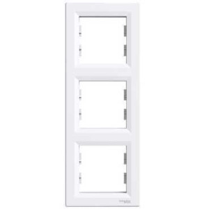 ASFORA Ramka 3-krotna pionowa, biała; EPH5810321, SCHNEIDER ELECTRIC