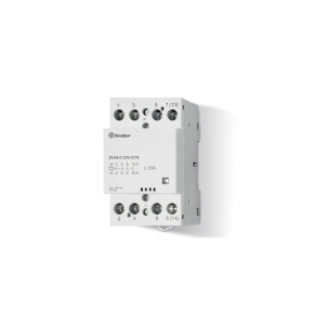 Stycznik modułowy 63A 4Z 230V AC/DC, wskaźnik zadziałania mechaniczny i LED, szerokość 2M; FINDER