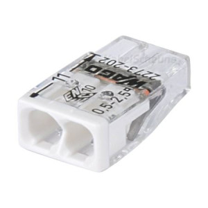 Szybkozłączki WAGO 2273-202 (na drut) 2-polowe 0,5-2,5mm2 COMPACT – Złączki Instalacyjne [100 szt.]