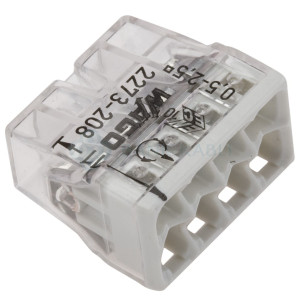 Szybkozłączki WAGO 2273-208 (na drut) 8-polowe 0,5-2,5mm2 COMPACT – Złączki instalacyjne [50 szt.]