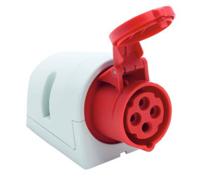 Gniazdo stałe GS164, 16A/4P 400V IP44; PCE