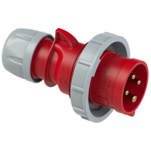Wtyczka przenośna 32A 4P 400V IP67 czerwona, WP324 SHARK TWIST; 0242-6 PCE