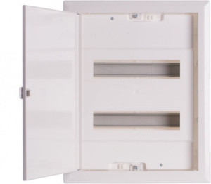 Rozdzielnica podtynkowa drzwi metalowe RPT24 p/t 24M 2x12M IP30