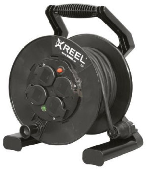 Przedłużacz Zwijany X-Reel 30M OW3x1,5 4GS z klapką IP44