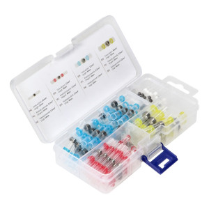 Zestaw końcówek kablowych Shrink-with-Tin, 100szt