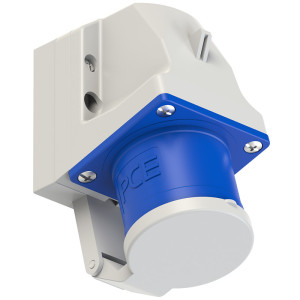 Wtyczka odbiornikowa z klapką 32A 3P 230V 6h IP44