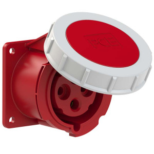 GNIAZDO TABLICOWE PROSTE POWER TWIST IP67 32A 400V 3P+Z 75x75mm