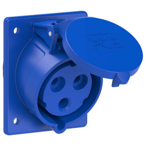GNIAZDO TABLICOWE SKOŚNE TWIST 32A 230V 2P+Z 80x97mm