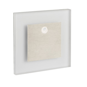 APUS LED PIR NW oprawa dekoracyjna LED przyschodowa 230V 0,8W IP20 14lm 4000K, stal nierdzewna